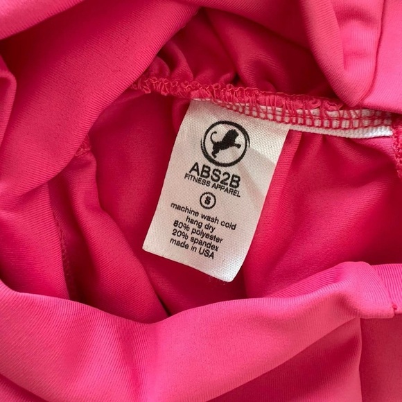 ABS2BFitness Hot Pink Flex Athletic Leggings Sm - Picture 4 of 6